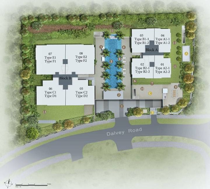 086-Dalvey Haus-Site Plan